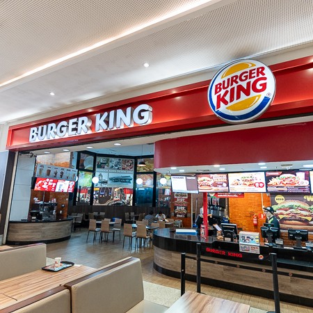 Logo da loja burger king